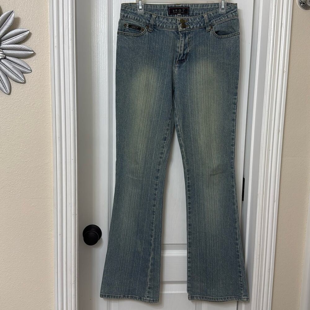 Who? Jeans company y2k vintage flare bell bottoms size 11
